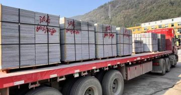 七台河 芝麻灰地铺石出货日常