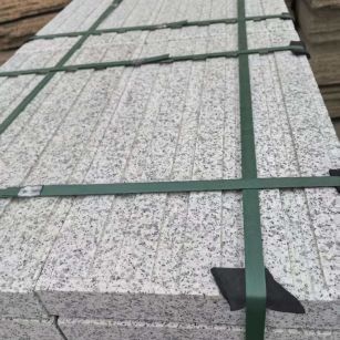 七台河 白麻花岗岩直行盲道石，盲条，地铺石