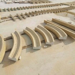 七台河 黄金麻花岗岩别墅线条