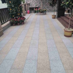 七台河 黄金麻白麻荔枝面庭院铺装展示