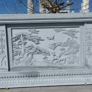 七台河 芝麻白大型照壁，屏风，影壁