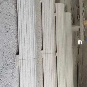 七台河 花岗岩厂家带你看白麻花岗岩门楼大柱柱皮