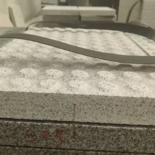 七台河 芝麻白花岗岩6.0公分荔枝面五轴加工雕刻盲点