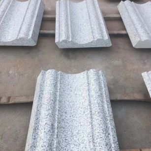 七台河 白麻花岗岩光面别墅线条