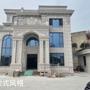 七台河 白麻花岗岩别墅外墙干挂