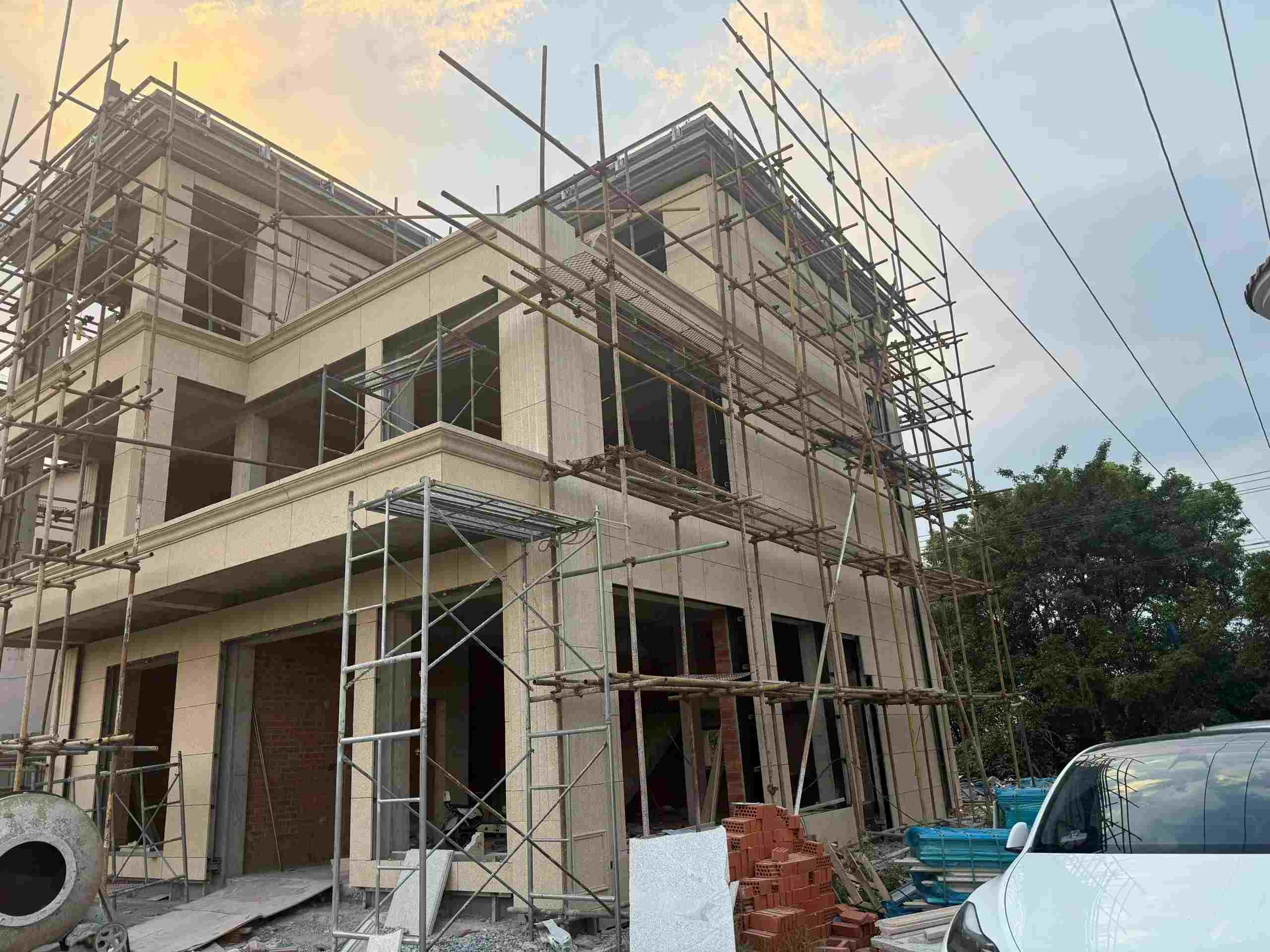 七台河 黄金麻荔枝面花岗岩外墙干挂