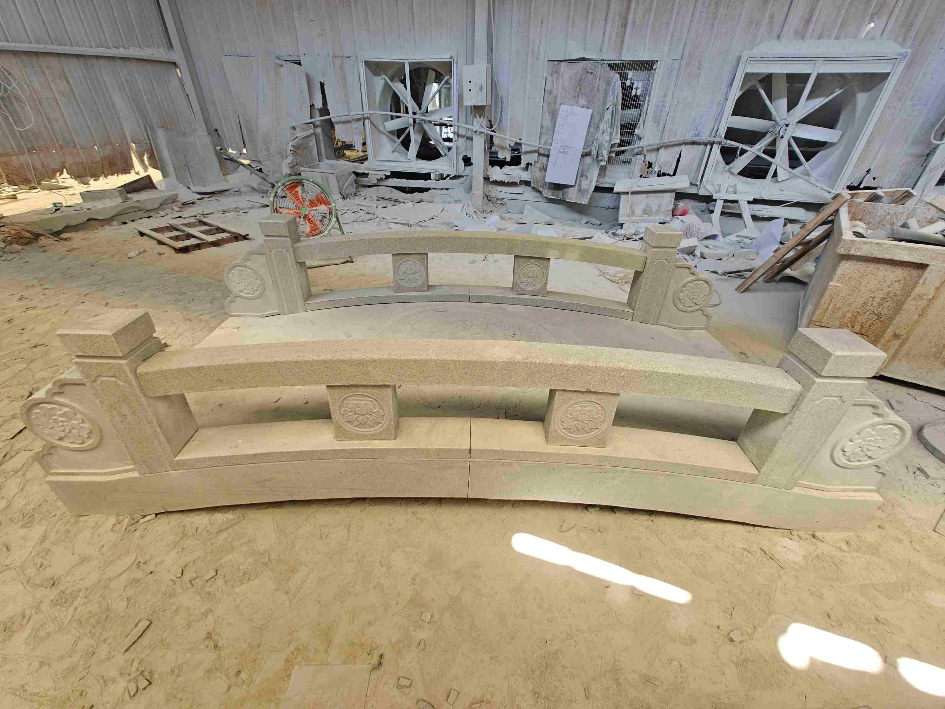 七台河 芝麻灰花岗岩异形加工-拱桥，石桥