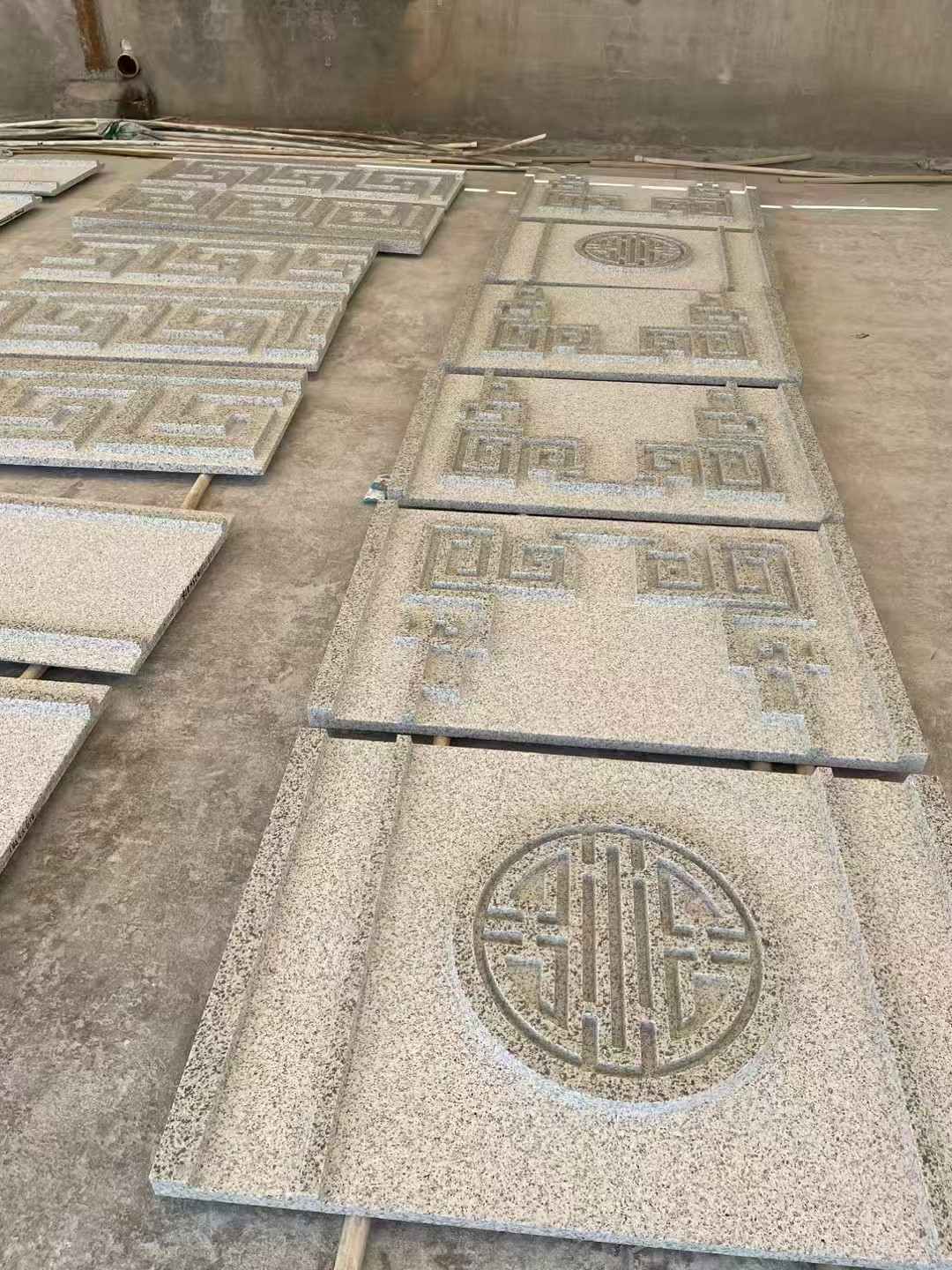 七台河 白麻花岗岩外墙立面雕刻板