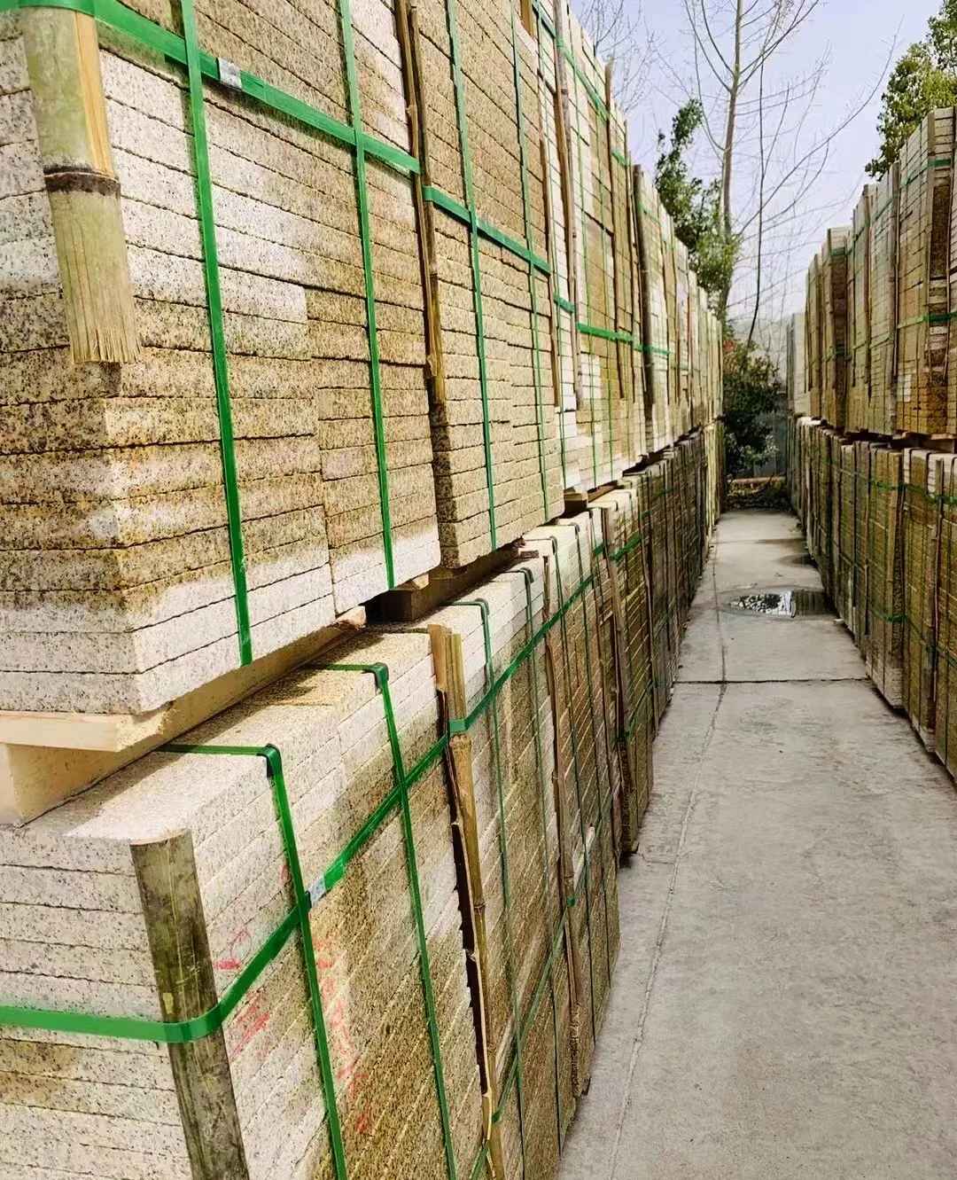 七台河 黄金麻花岗岩荔枝面地铺石