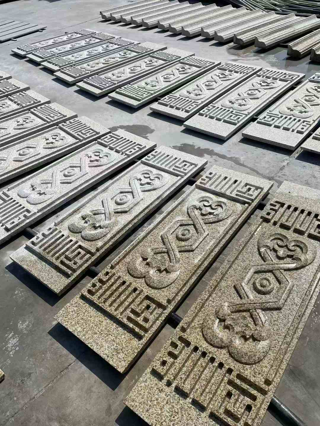 七台河 黄金麻花岗岩外墙雕刻板