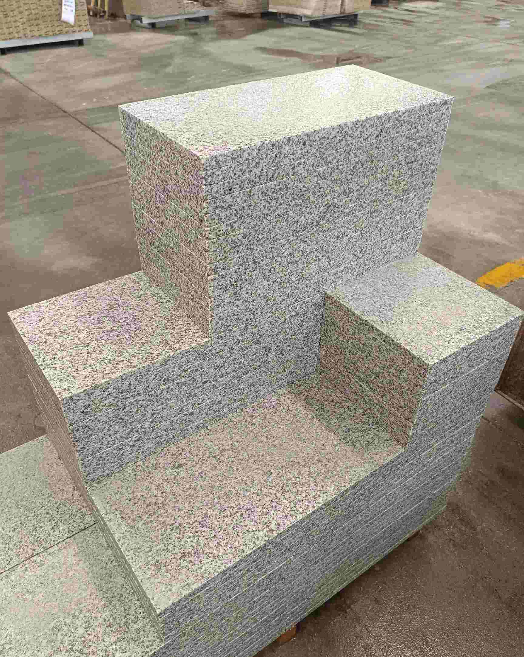 七台河 白麻花岗岩荔枝面地铺石