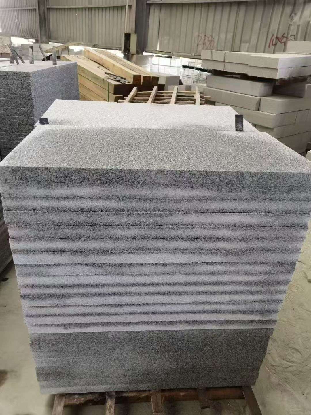 七台河 芝麻白5公分火烧地铺成品，900*400，规格可定制